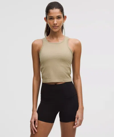 Lululemon Ebb To Street Cropped Racerback Tank Top Light Support, B/c Cup In Neutral