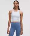 Lululemon Ebb To Street Cropped Racerback Tank Top Light Support, B/c Cup