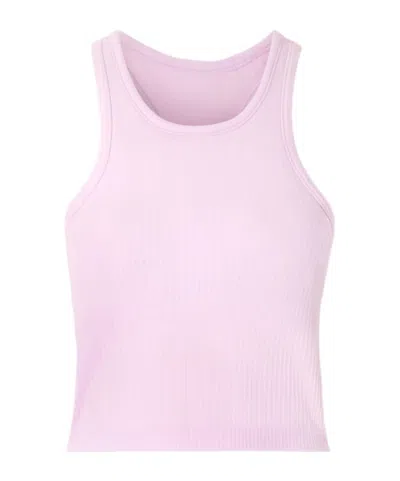 Lululemon Ebb To Street Ribbed Jersey Tank In Pink