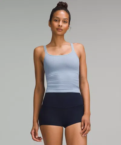 Lululemon Ebb To Street Scoop-neck Cropped Tank Top Light Support, B/c Cup