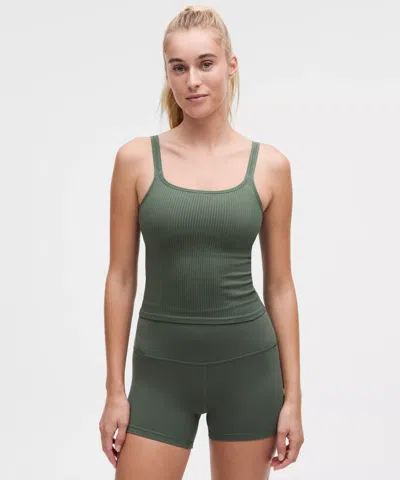 Lululemon Ebb To Street Scoop-neck Cropped Tank Top Light Support, B/c Cup