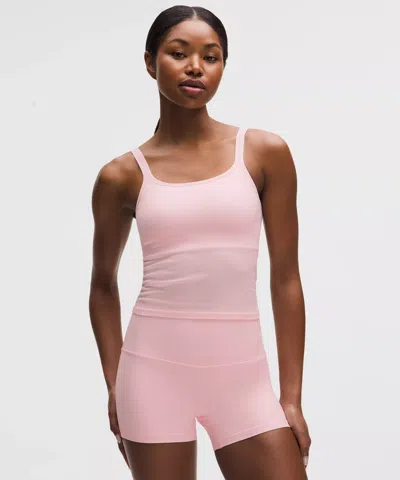 Lululemon Ebb To Street Scoop-neck Cropped Tank Top In Pink