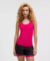 Lululemon Ebb To Street Tank Top Light Support, B/c Cup In Pink
