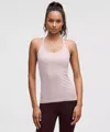 Lululemon Ebb To Street Tank Top Light Support, B/c Cup In Gray