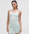 Lululemon Ebb To Street Tank Top Light Support, B/c Cup In Neutral