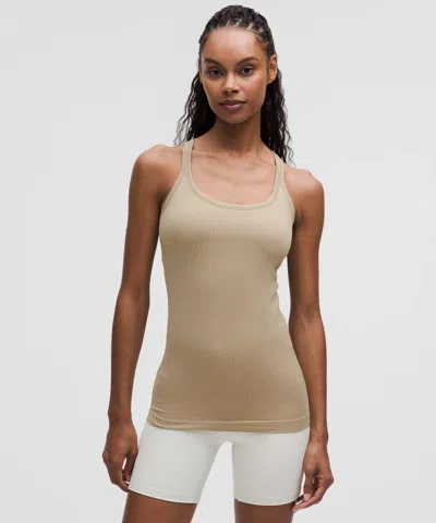 Lululemon Ebb To Street Tank Top Light Support, B/c Cup In Brown