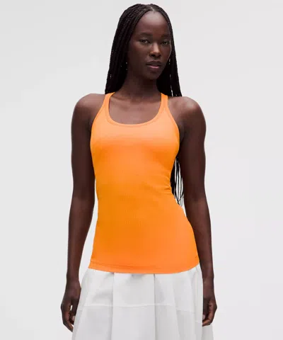 Lululemon Ebb To Street Tank Top In Yellow