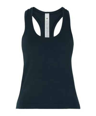 Lululemon Elastic Plain Weave Short Tank Top In Blue