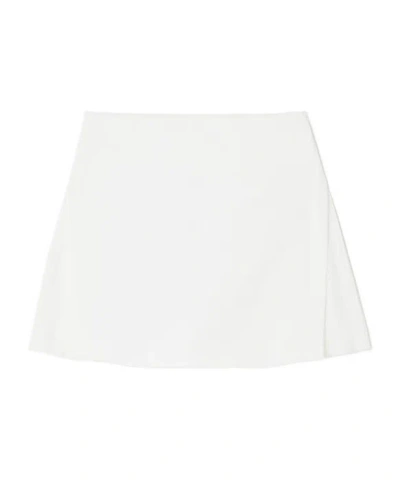 Lululemon Elastic Plain-woven Tennis Skirt In White