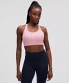 Lululemon Energy Bra High Support, B-ddd Cups In Pink