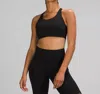 Lululemon Energy Bra High Support In Black In Multi