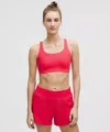 Lululemon Energy Bra Medium Support, B-d Cups In Red