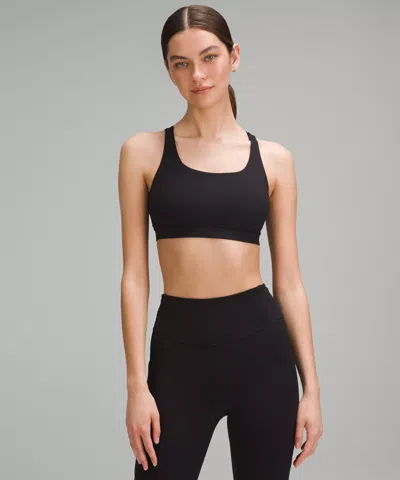 Lululemon Energy Bra Medium Support, B-d Cups In Black