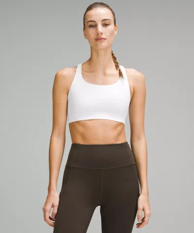 Lululemon Energy Bra Medium Support, B–d Cups In White
