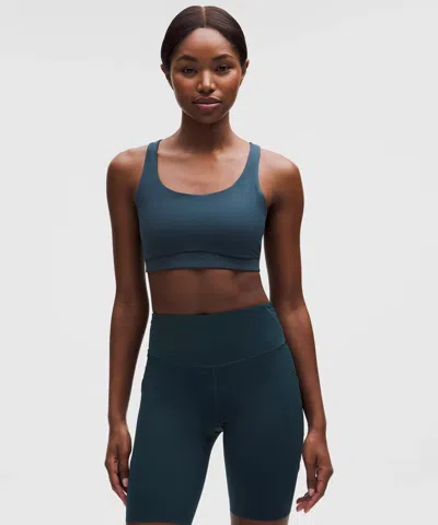 Lululemon Energy Bra Medium Support, B-d Cups In Blue