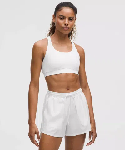 Lululemon Energy Bra Medium Support, B-d Cups Evolve In White
