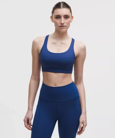 Lululemon Energy Bra Medium Support, B-d Cups In Blue