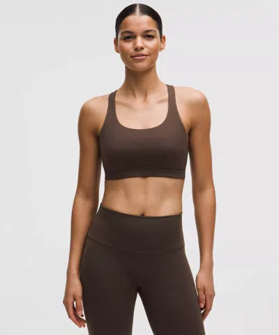 Lululemon Energy Bra Medium Support, B-d Cups In Brown