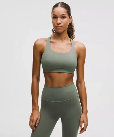 Lululemon Energy Bra Medium Support, B-d Cups In Green