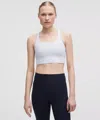 Lululemon Energy Longline Bra Medium Support, B–d Cups In White