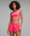 Lululemon Energy Longline Bra Medium Support, B-d Cups In Pink