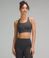 Lululemon Energy Longline Bra Medium Support, B–d Cups In Black