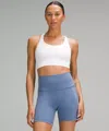 Lululemon Energy Longline Bra Medium Support, B–d Cups In White