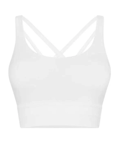 Lululemon Energy Longline Sports Bra In Gray
