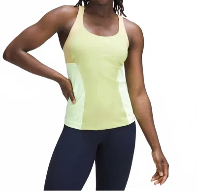 Lululemon Energy Tank In Wasabi In Yellow