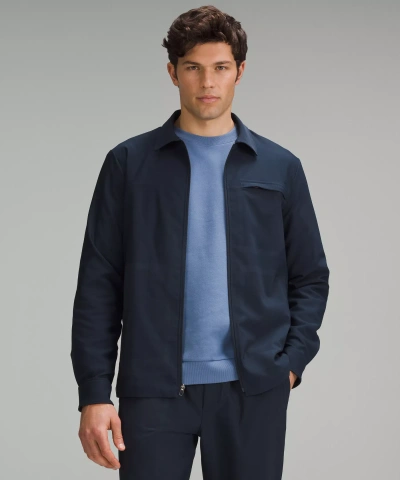 Lululemon Engineered Tech-woven Overshirt In Blue