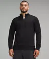 Lululemon Engineered Warmth Half Zip In Black/black