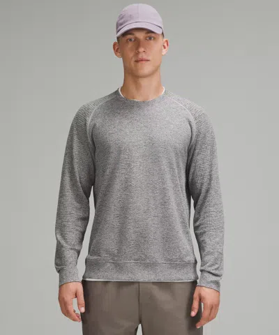 Lululemon Engineered Warmth Long-sleeve Crew In Gray
