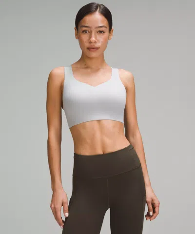 Lululemon Enlite Weave-back Bra In Gray