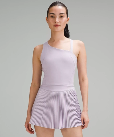 Lululemon Everlux Asymmetrical Tennis Tank Top In Purple