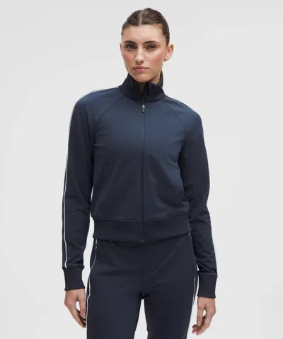 Lululemon Everlux Classic-fit Track Jacket In Blue