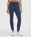 Lululemon Everlux Slim-fit High-rise Track Pant In Blue