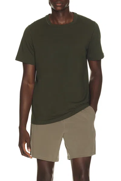 Lululemon Everyday Short Sleeve Shirt In Deep Forest
