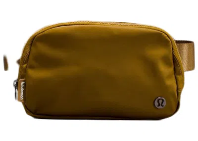 Pre-owned Lululemon Everywhere Belt Bag Crossbody Bag In Burnt Caramel