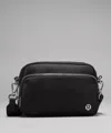 Lululemon Everywhere Crossbody Bag 2l Metal Hardware In Black