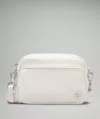 Lululemon Everywhere Crossbody Bag 2l Metal Hardware In White