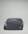 Lululemon Everywhere Crossbody Bag 2l Metal Hardware In Gray