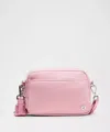 Lululemon Everywhere Crossbody Bag 2l Metal Hardware In Gold