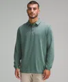 Lululemon Evolution Long-sleeve Polo Shirt In Green