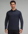Lululemon Evolution Long-sleeve Polo Shirt In Blue