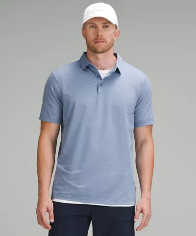 Lululemon Evolution Short-sleeve Polo Shirt In Blue