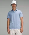 Lululemon Evolution Short-sleeve Polo Shirt In Blue