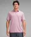 Lululemon Evolution Short-sleeve Polo Shirt In Pink