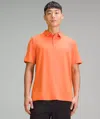 Lululemon Evolution Short-sleeve Polo Shirt In Orange