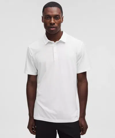 Lululemon Evolution Short-sleeve Polo Shirt In White