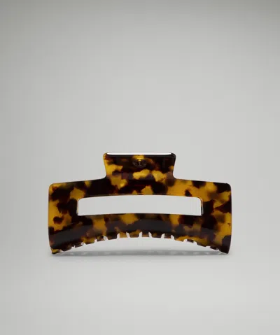 Lululemon Extra Large Claw Hair Clip In Brown